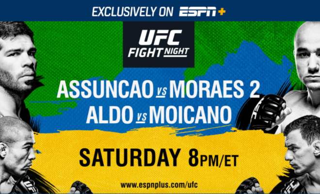 watch ufc fight night assuncao vs moraes 2 online