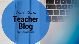 start a teacher blog